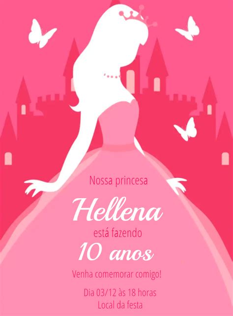 Convite Aniversário Bolofofos Menina Rosa