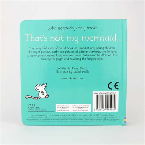 Thats Not My Mermaid… Usborne Touchy Feely Books Faerie Store