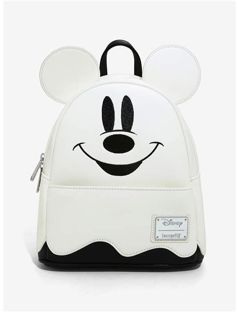 Loungefly Disney Mickey Mouse Ghost Glow In The Dark Mini Backpack Boxlunch Loungefly Bag