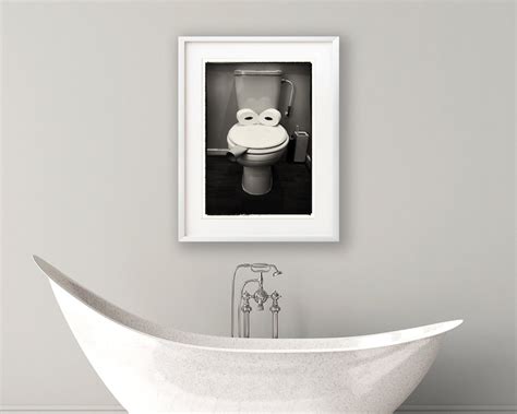 Funny Toilet Photos Bathroom Wall Art Ensuite Decor Ideas - Etsy