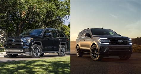 Heres How The 2023 Toyota Sequoia Compares To The Ford Expedition