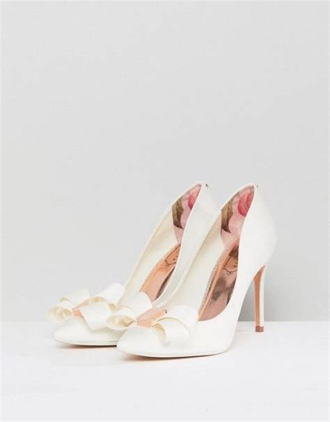 Ted Baker Asellys Bow Detail Court Shoes Ivory Atelier Yuwaciaojp