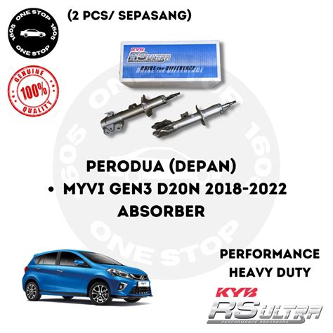 PERODUA MYVI GEN3 D20N 2018 2021 DEPAN FRONT KYB KAYABA RS ULTRA