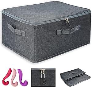 Amazon Turesmith Lockable Sex Toy Storage Box Discreet Adult Toy Case With Combination
