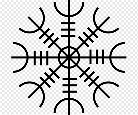 Helm Of Awe Icelandic Magical Staves Aegishjalmur Symbol Runes Symbol