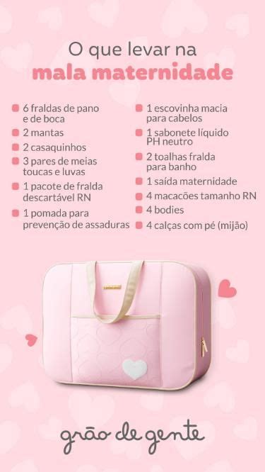 O'que Levar Na Mala Maternidade - O que levar na mala maternidade? | Dicas de amamentação, Mães de ...