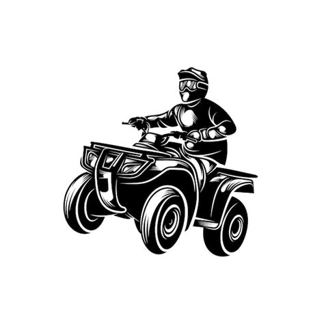 Premium Vector ATV Logo Vector Quad Bike Competition Logo Vector