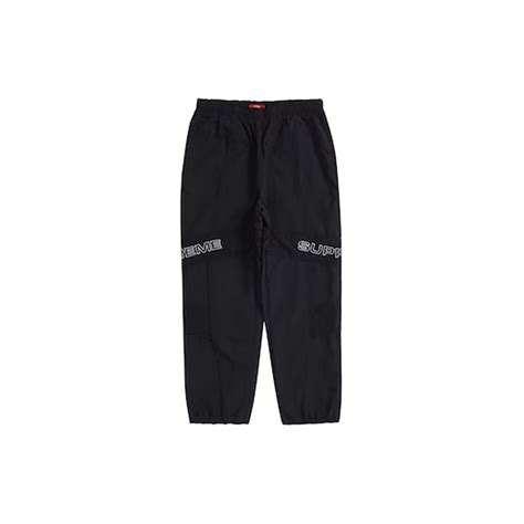 Supreme Jacquard Panel Track Pant Blacksupreme Jacquard Panel Track