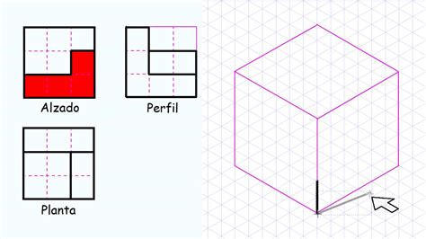 Dibujar Perspectiva Isom Trica Conocidos El Alzado Planta Y Perfil