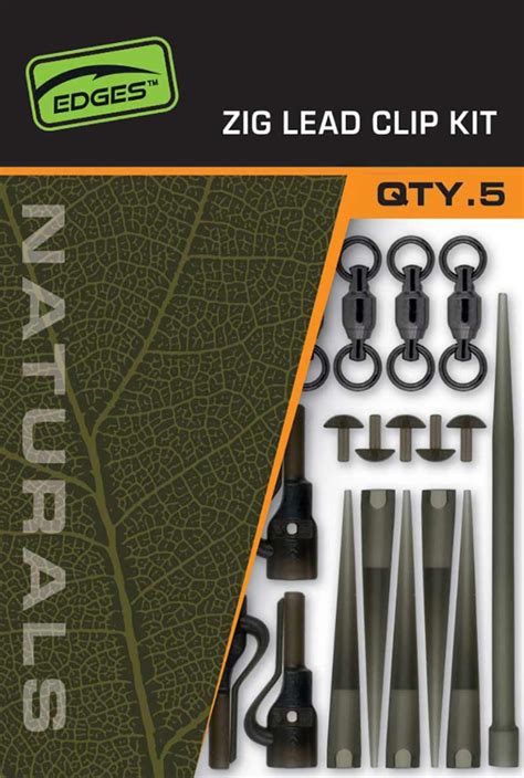 Sistem FOX EDGES NATURALS ZIG LEAD CLIP KIT Spletna ribiška trgovina