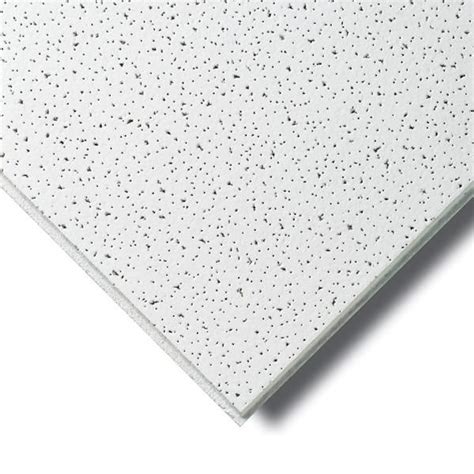 Dalle De Plafond Acoustique Fine Fissured Bord Droit Blanc