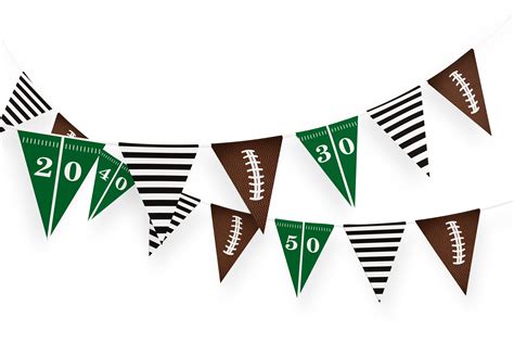 FREE Football Sports Printable Banner | Printable banner, Baby shower signs printable, Banner