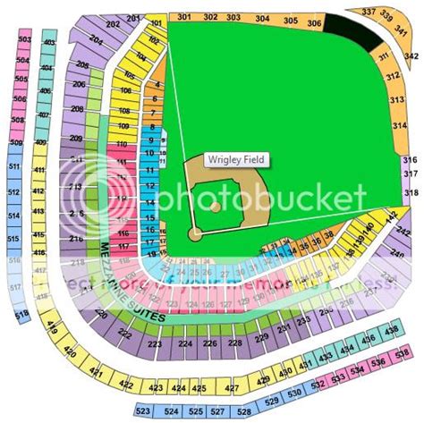 Wrigley Field Seating Chart Photo By Bigdmike Photobucket