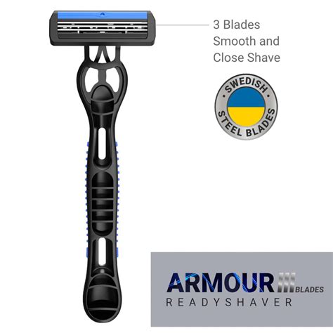 Buy Zlade Armour Iii Readyshaver Triple Blade Disposable Shaving Razor