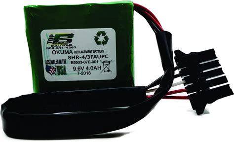 8HR 4 3FAU PC 8HR 4 3FAUPC E5503 07E 001 Okuma Battery Replacement