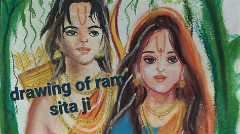 Shree Ram Sita Drawing Easy Step By Step Part Sita Ji Drawing