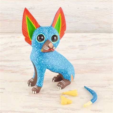 Alebrije Dog Mexican Wood Carvings Magiamexica Carving Mexican