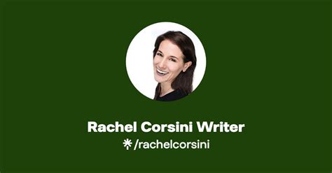 Rachel Corsini Writer Twitter Instagram Facebook Linktree