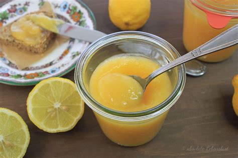 Lemon Curd Selber Machen Amerikanischer Brotaufstrich Absolute