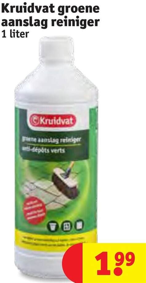 Groene Aanslag Reiniger 1 Liter Aanbieding Bij Kruidvat