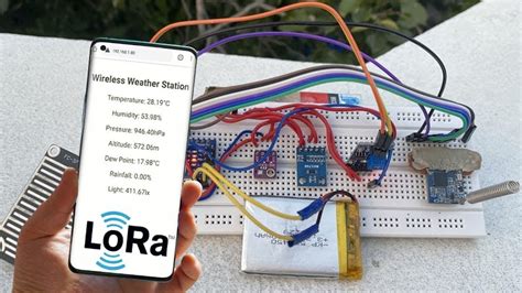 Lora Based Wireless Weather Station Using Arduino And Esp Youtube