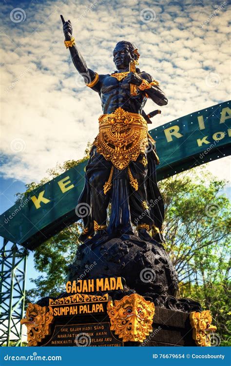 Hinduism Hindu Monument Statue On The Street Tropical Island Bali