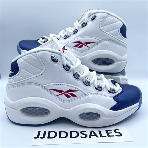 Reebok Classics Question Mid Blue Toe Allen Iverson Ai Og Gx0227 Men’s Sz 9 New Sidelineswap