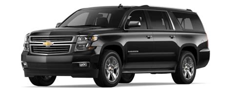 Executive Limo Service in our 6 Passenger Suburban Luxury SUV