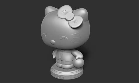 Hello Kitty Play Volleyball 3d Model 3d Printable Cgtrader