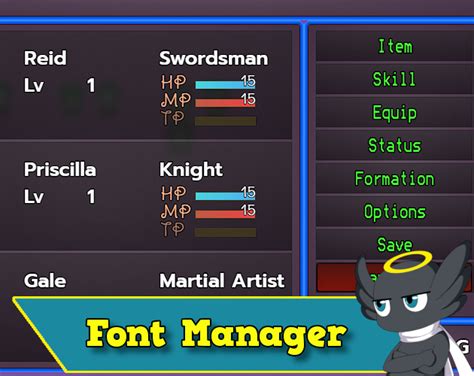 Hakuen Studio Font Manager For Rpg Maker Mz By Hakuen Studio