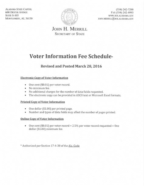 Alabama Voter Registration Information Request Form Fill Out Sign Online And Download Pdf