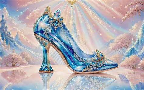 Cinderella Glass Slipper Drawing