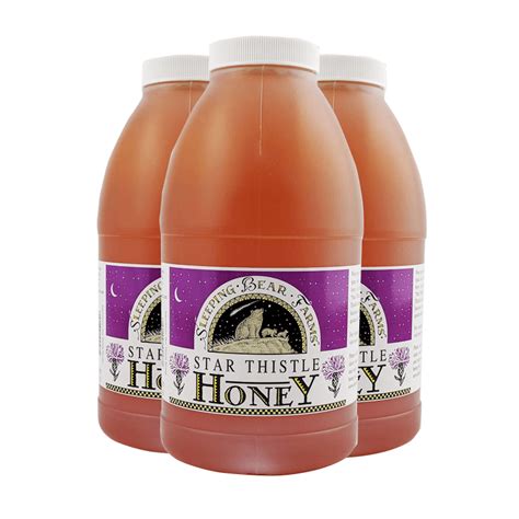 Star Thistle Honey Jug 3 Lb Case Of 6 Sleeping Bear Farms