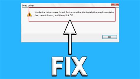 How To Fix No Device Drivers Were Found Windows Youtube