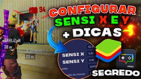 COMO CONFIGURAR SENSI X E SENSI Y DICAS COMO DAR MAIS CAPA EMULADOR