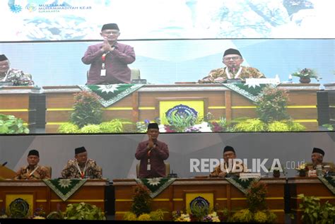 Haedar Nashir Kembali Terpilih Jadi Ketua Umum Pp Muhammadiyah Untuk