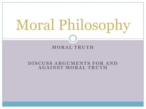 Moral philosophy | PPT