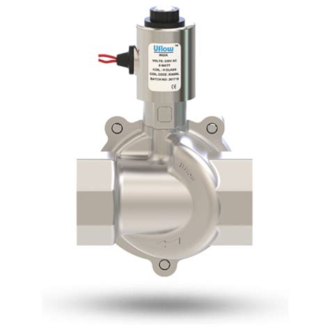 Uflow 2 Inch 2 2 Way Normally Close Pilot Operated Diaphragm Solenoid