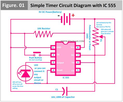 Circuit Diagram 555 Timer Ic Circuit Diagram