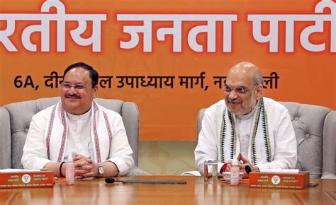 2024 Lok Sabha Polls Amit Shah Jp Nadda To Hold Key Meet Today To Assess Bjp S Situation In