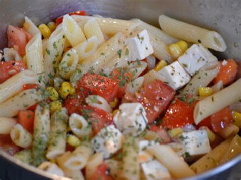 Salade De P Tes Au Boursin Recette De Salade De P Tes Au Boursin