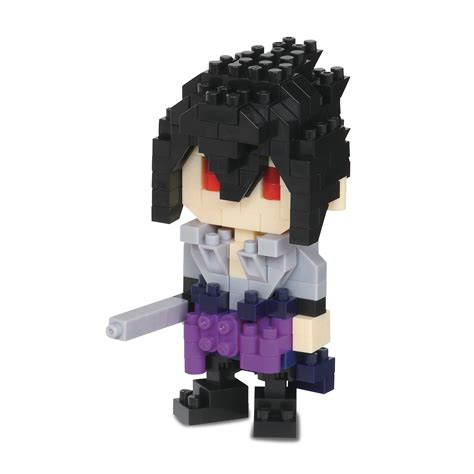 Naruto Shippuden Sasuke Uchiha Nanoblock Mini Baustein Figur Elbenwald