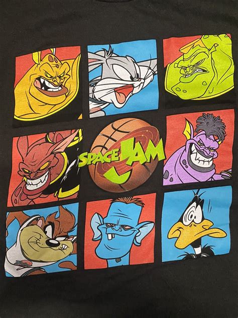 Space Jam Mens Classic Tune Squad Tshirt Gem