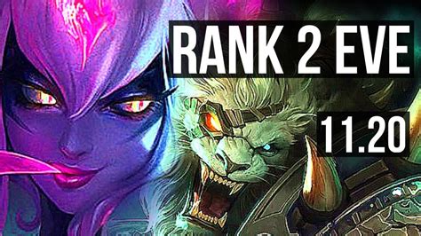 Evelynn Vs Rengar Jungle Rank Eve Dominating Tr