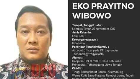 Jadi Buron Ini Ciri Ciri Eko Prayitno Tersangka Kasus Penggelapan