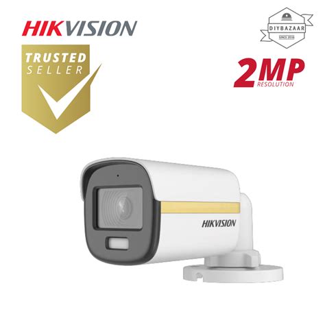 2 MP Hikvision DS 2CE10DF0T PF ColorVu Fixed Mini Bullet Camera At Rs