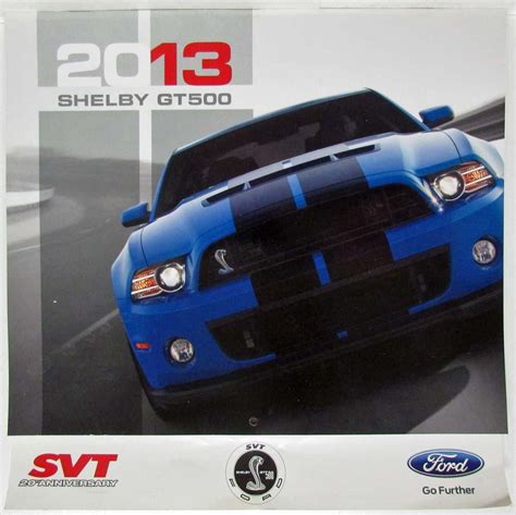 2013 Ford Mustang Svt Shelby Gt500 Calendar