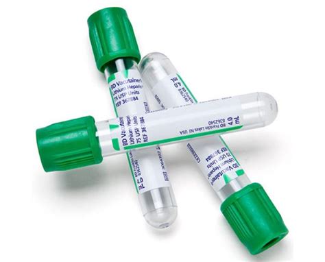 Bd Vacutainer Heparin Tubes Save At Tiger Medical Inc