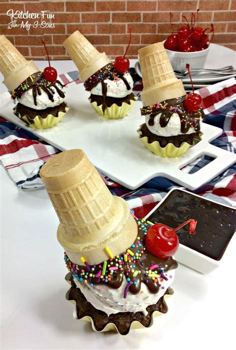 Ice Cream Cone Cupcakes Kitchen Fun With My Sons