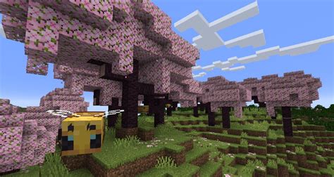 Minecraft Flor De Cerezo Bioma Descubrir Este Nuevo Bioma De La Actualización 1 20 Minecraft